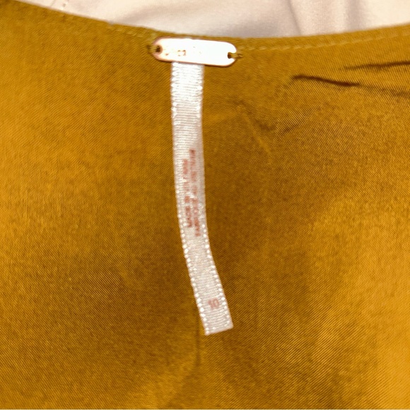 FP Movement by Free People Mustard Floral Mini Dress - Picture 4 of 5